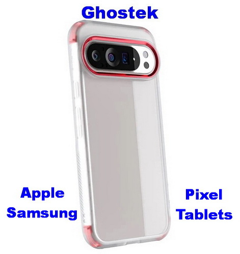 Mobile phones and tablets from Apple Samsung and Pixel