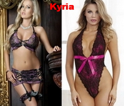 Kyria hot sexy lingerie for seducing your love into making love