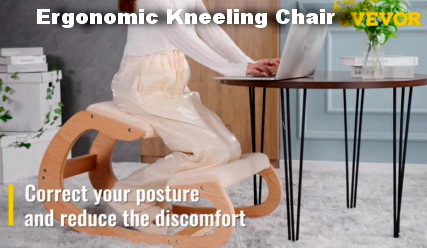 Ergonomic kneeling chair from Vevor