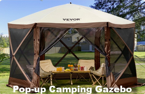 Pop-up camping gazebo from Vevor