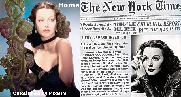 Home Hedy Lamarr Actress Supermodel Scientist Inventor